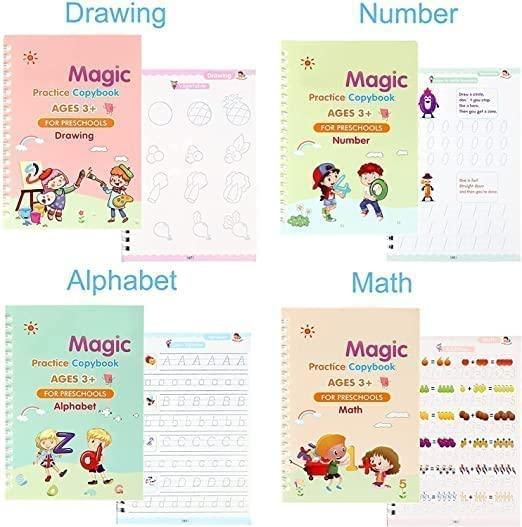 Magic Practice Copybook (Pack of 4 BOOKS)