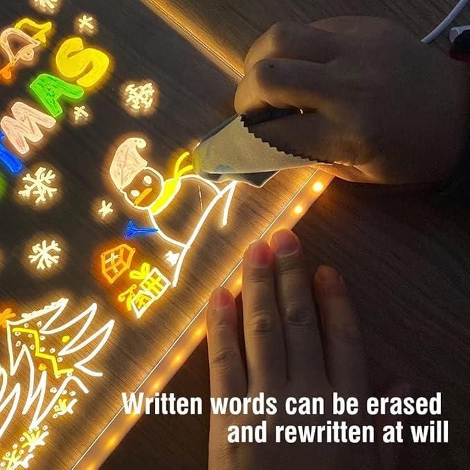 3D LED Light Glass Acrylic Glow pad