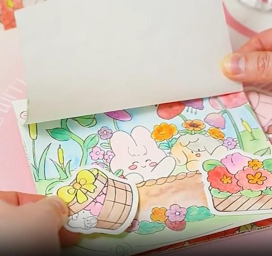Cartoon Art Coloring Painting Set