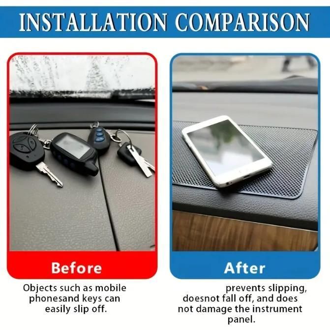 Non-Slip Silicon Car Dashboard Mat || High Temperature Resistant