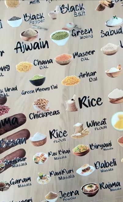 3D Waterproof Kitchen Spice Jar Label Stickers - Pack of 60