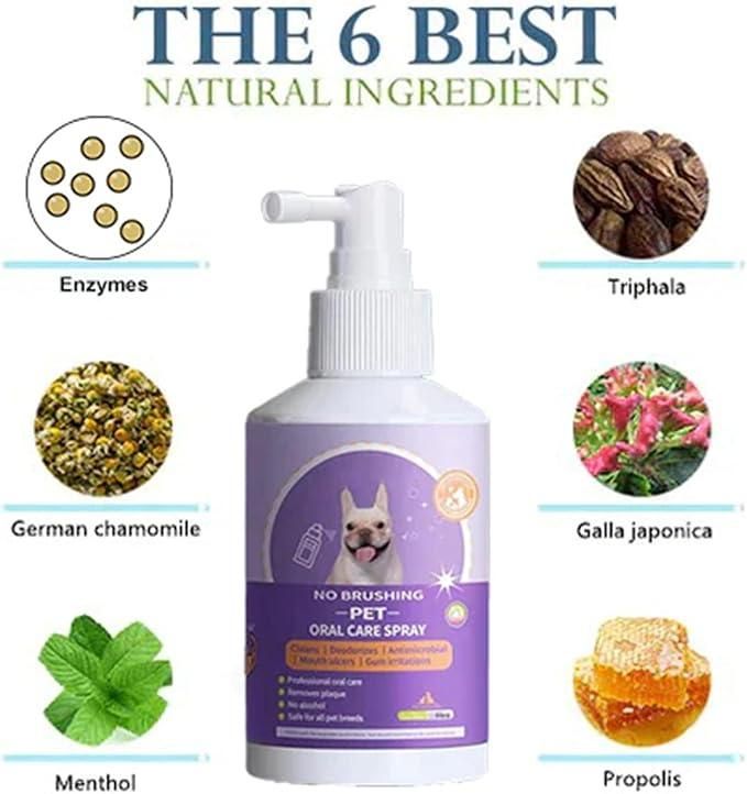 Pet Oral Care Spray 100ml || No Brushing || Pack of 2