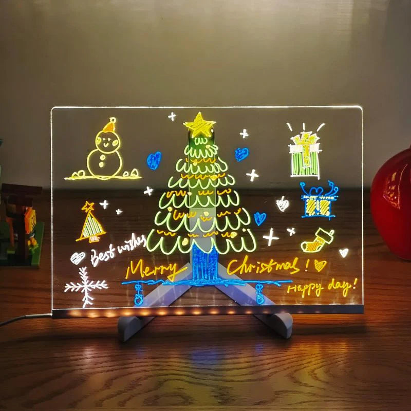 3D LED Light Glass Acrylic Glow pad