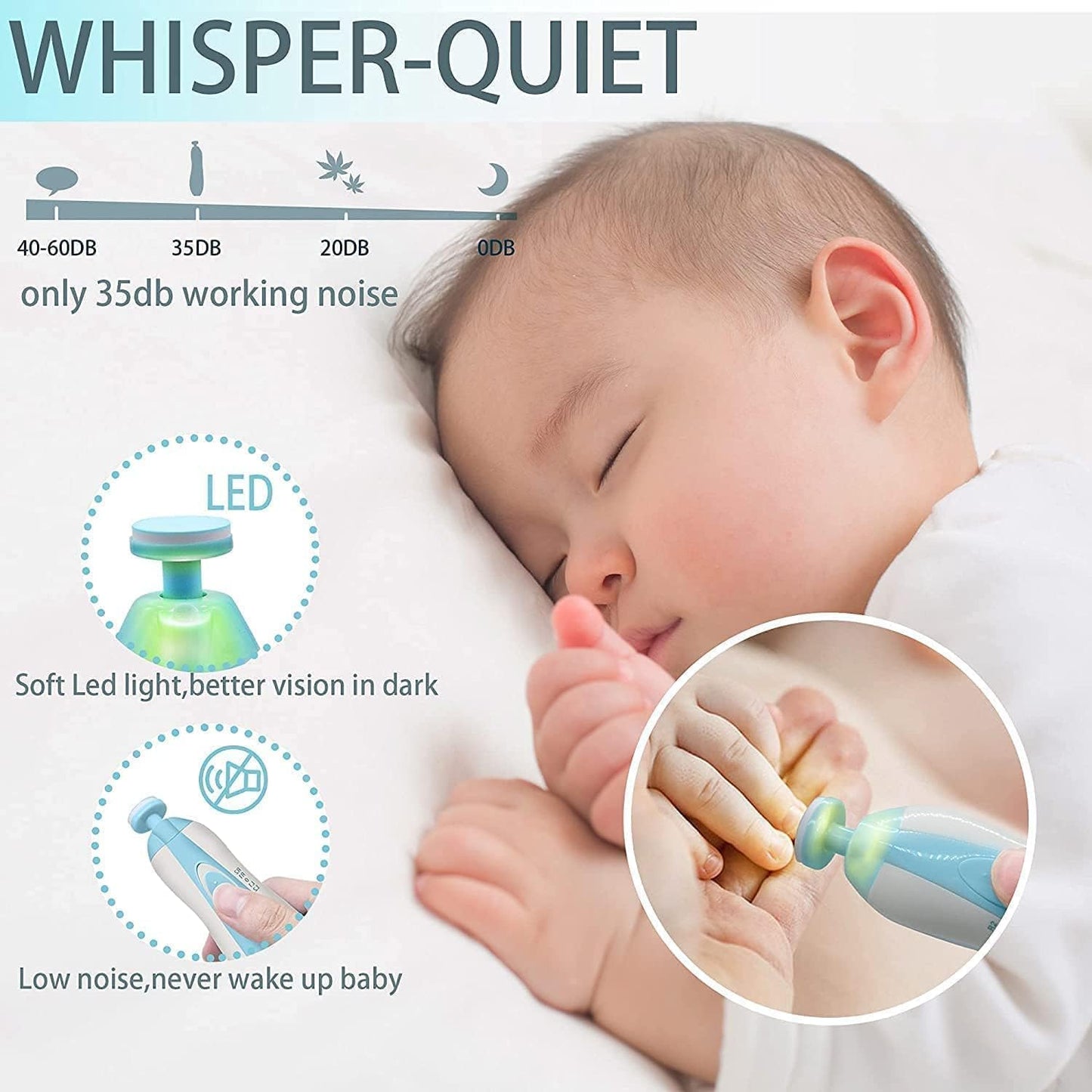 Baby Nail Trimmer with Light