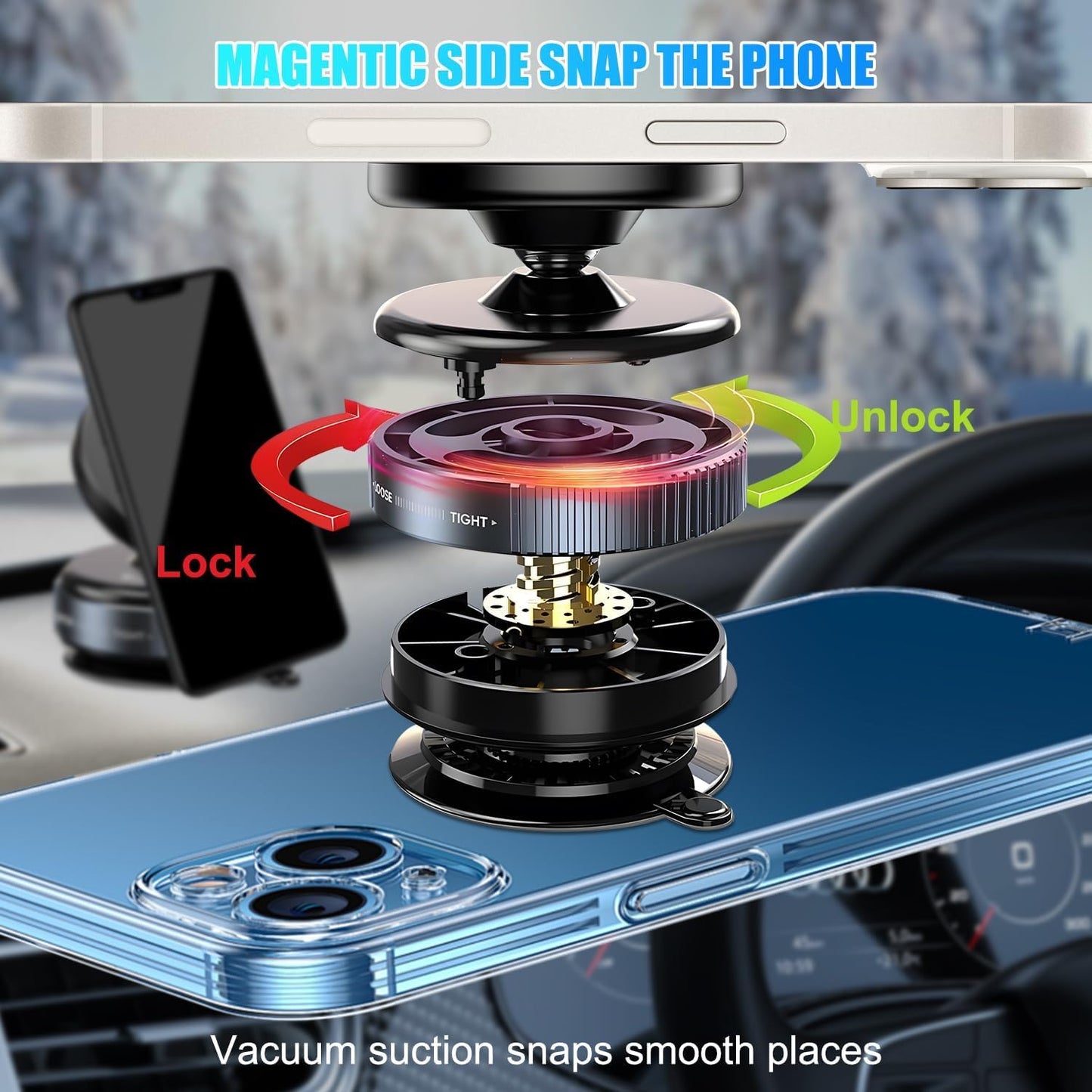 Magnetic Car Phone Mount