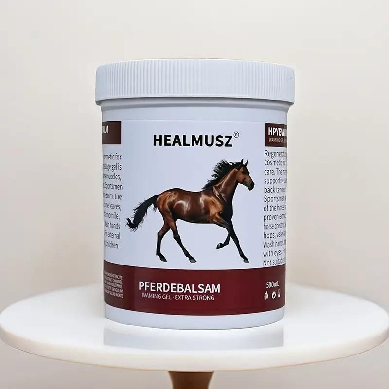 Extra Strong Chestnut Horse Balm Gel for Heating Massage