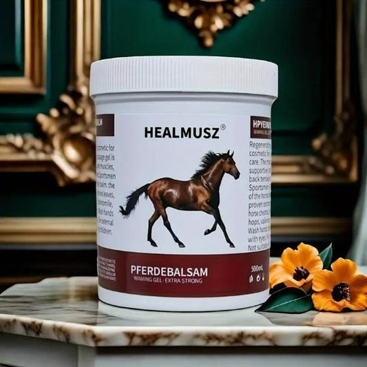Extra Strong Chestnut Horse Balm Gel for Heating Massage
