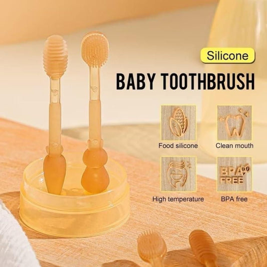 Soft Silicone Bristle Baby Care Toothbrush