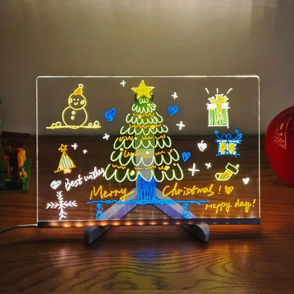 3D LED Light Glass Acrylic Glow pad