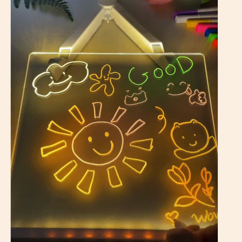 3D LED Light Glass Acrylic Glow pad
