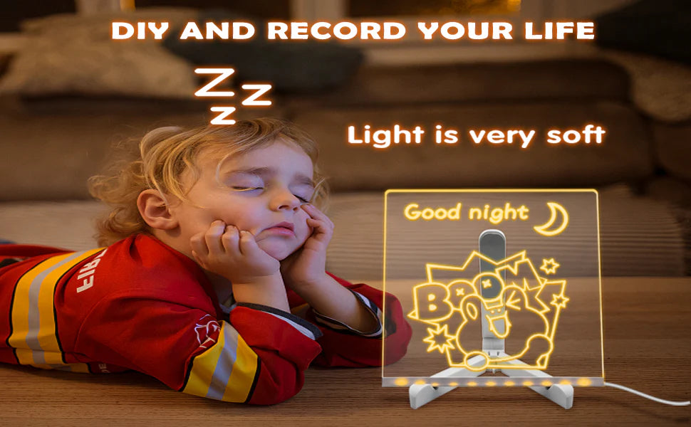 3D LED Light Glass Acrylic Glow pad
